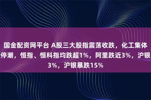 国金配资网平台 A股三大股指震荡收跌，化工集体拉升掀涨停潮，恒指、恒科指均跌超1%，阿里跌近3%，沪银暴跌15%